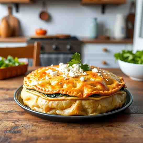Spanakopita with Phyllo Dough Sheets Recipe
